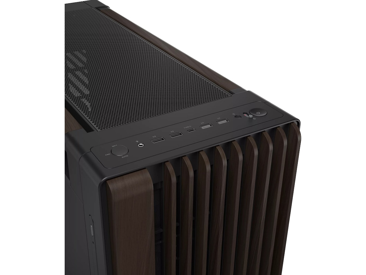 Asus PA602 PROART Walnut Wood Metal PWM Modern Mid Tower (sort) Mini/Micro/Nano tower