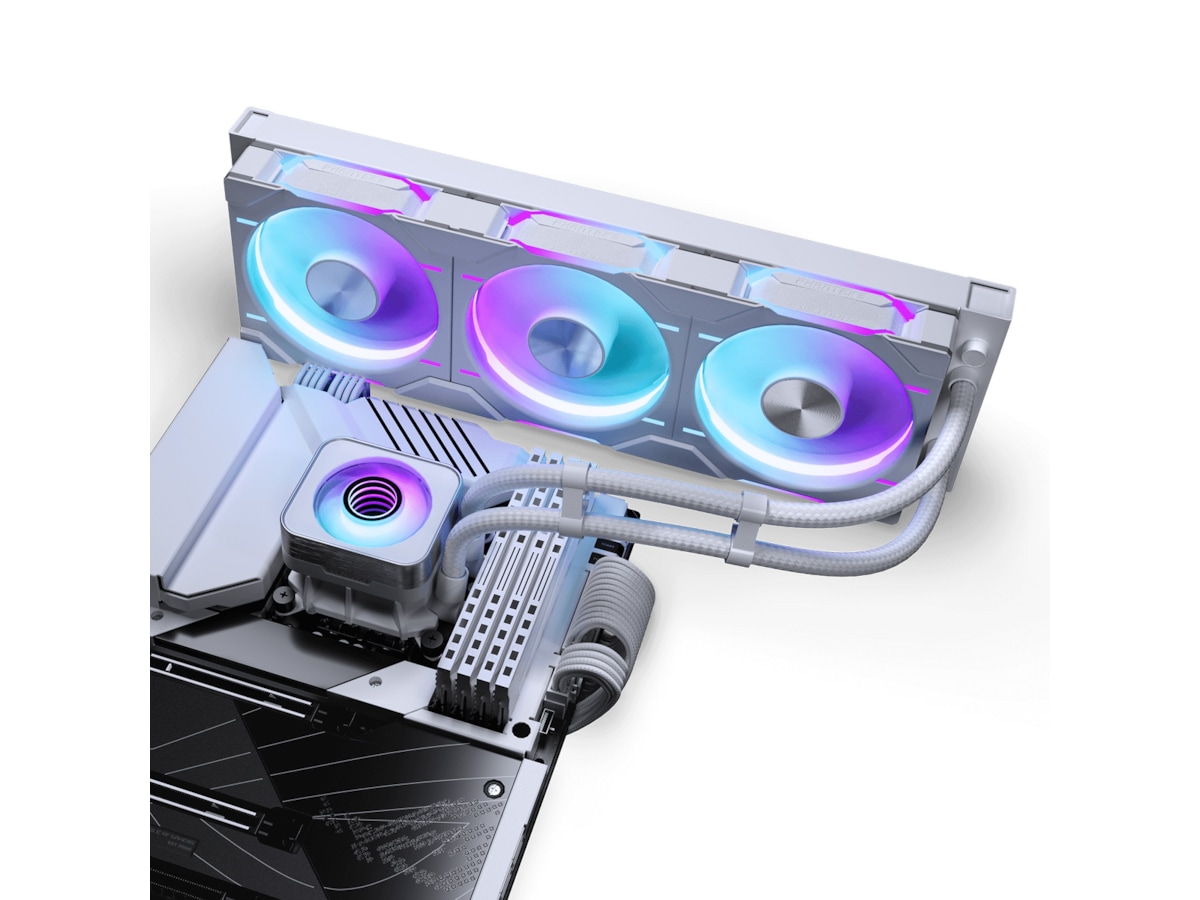 Phanteks Glacier One 360D30 X2 DRGB AIO Køler (hvidt) CPU - Vandkøling