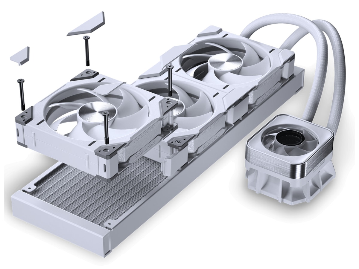 Phanteks Glacier One 360D30 X2 DRGB AIO Køler (hvidt) CPU - Vandkøling