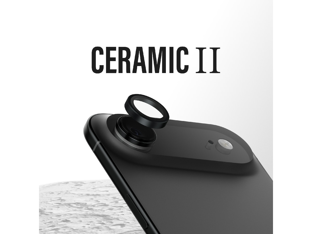 PanzerGlass iPhone Air Hoops Ceramic II Linsebeskytter Skærmbeskyttelse mobiltelefon