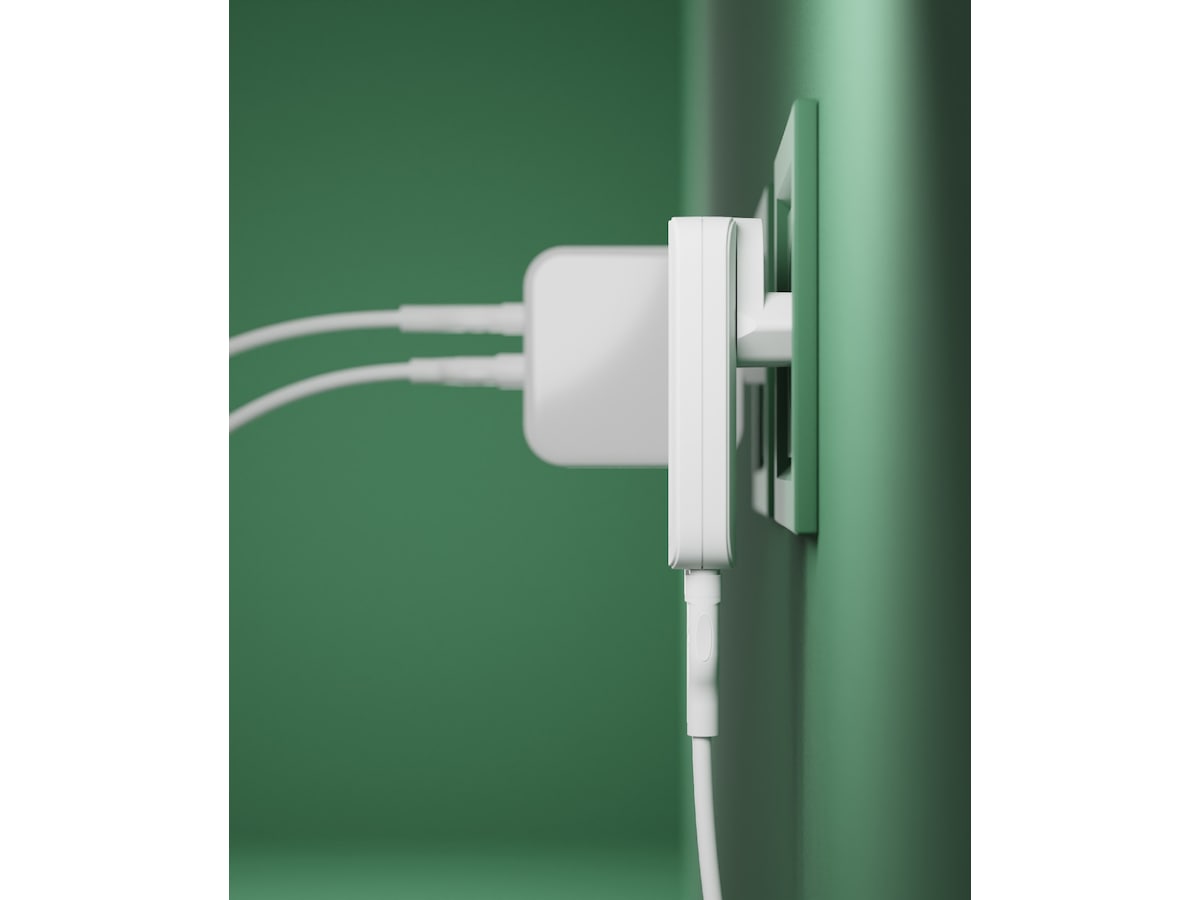 dbramante1928 re-charge Pro EU/US Slim Vægoplader (hvid) Mobilopladere