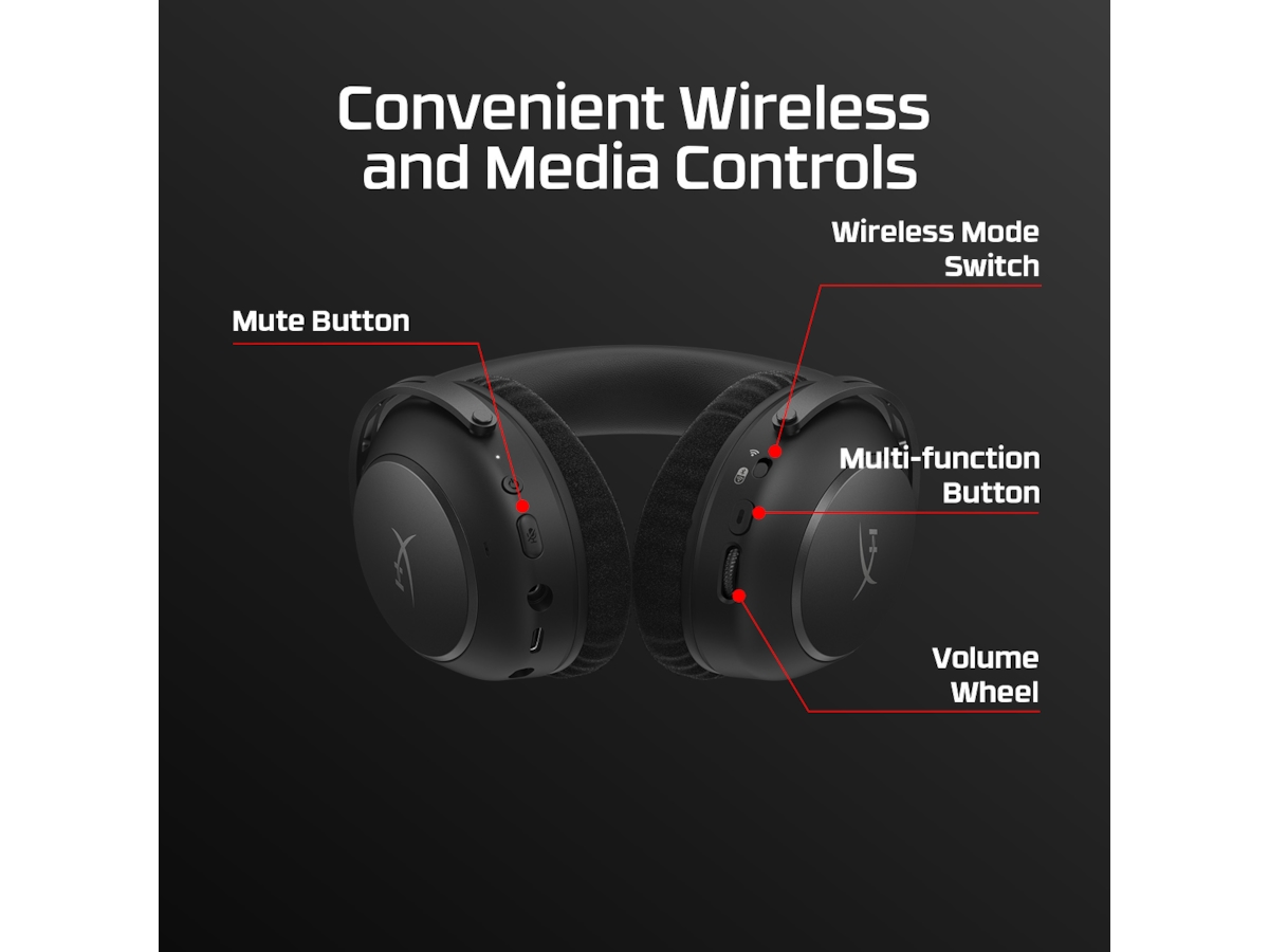 HyperX Cloud Alpha 2 Trådløst Gaming Headset (sort) Gamingheadset