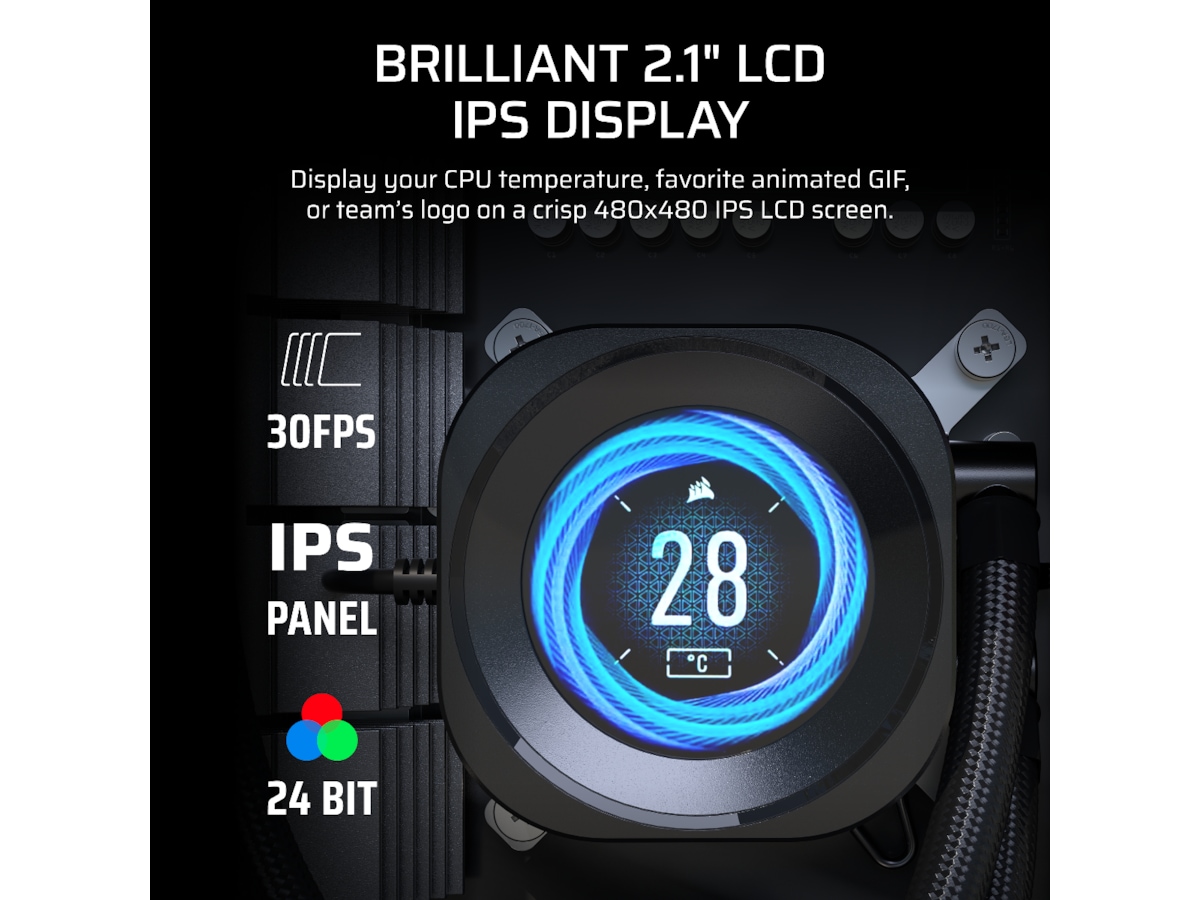 Corsair Nautilus 360 RS LCD Køler (sort) CPU - Vandkøling