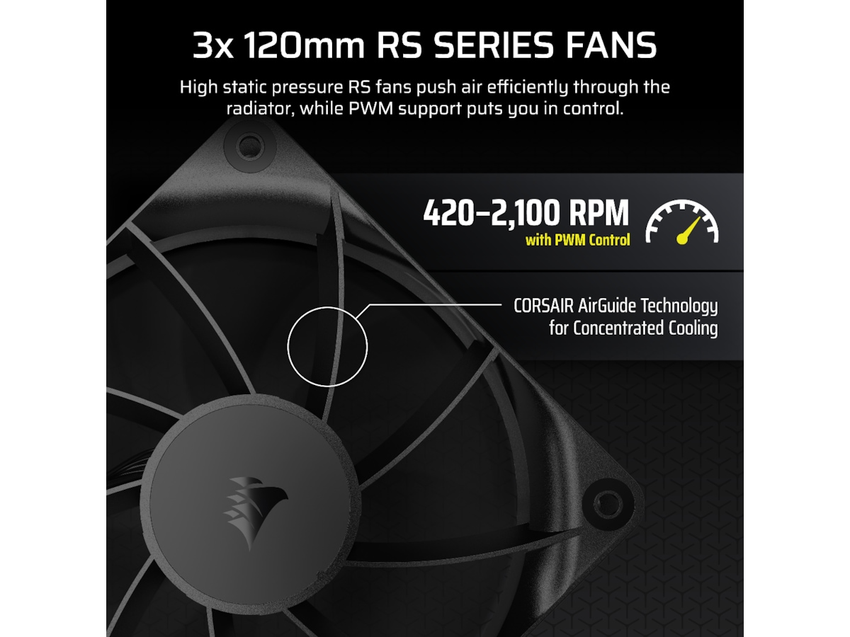 Corsair Nautilus 360 RS LCD Køler (sort) CPU - Vandkøling