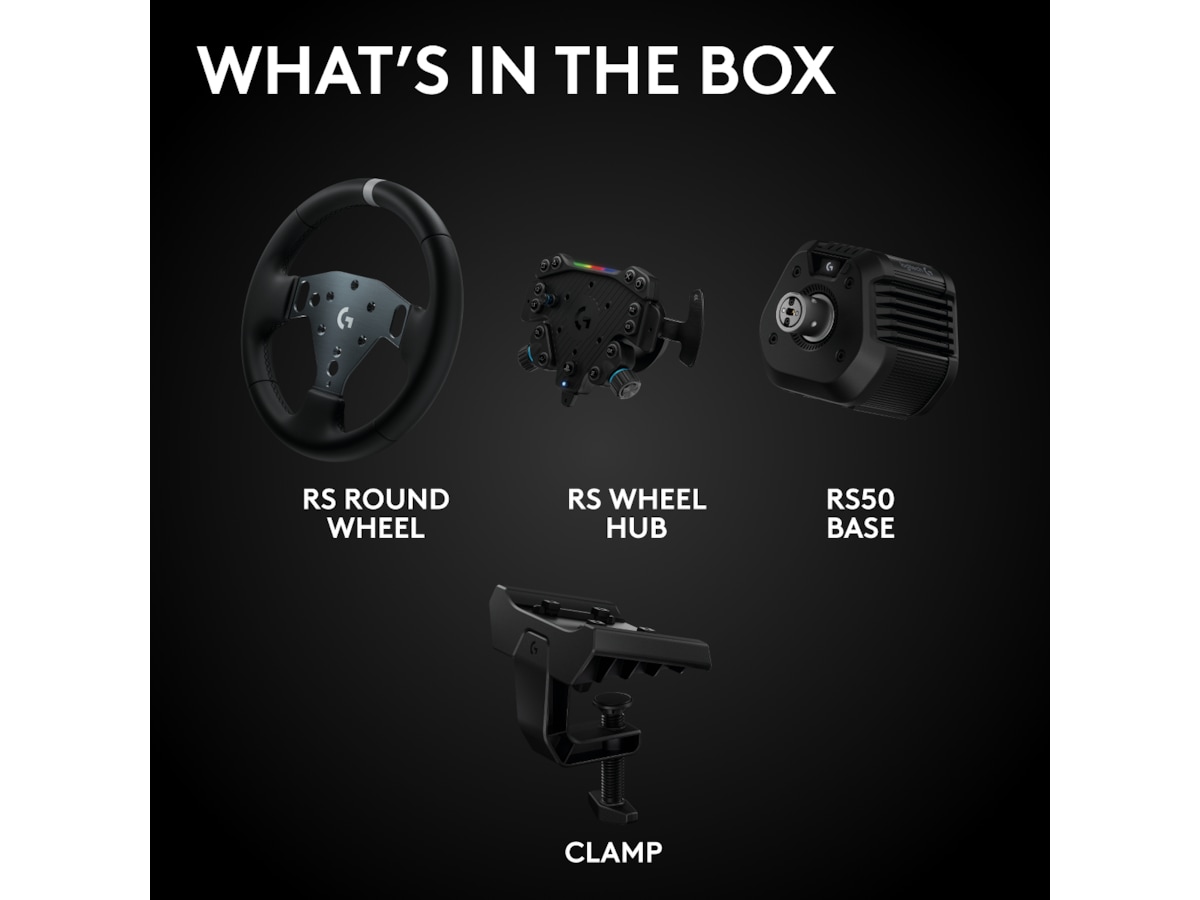 Logitech G RS50 Playstation/PC Rat og pedaler