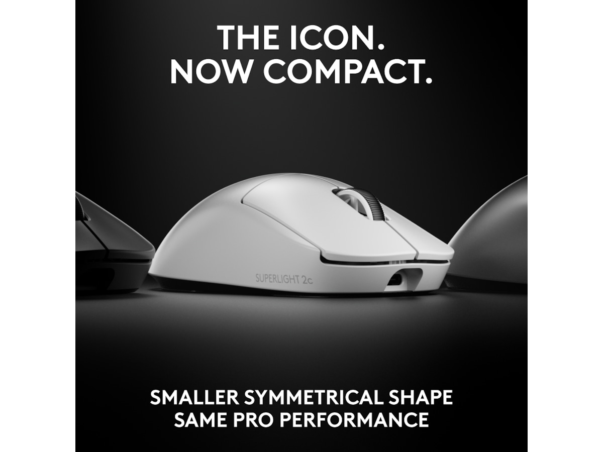 Logitech Pro X Superlight 2c trådløs gamingmus (hvid) Gamingmus