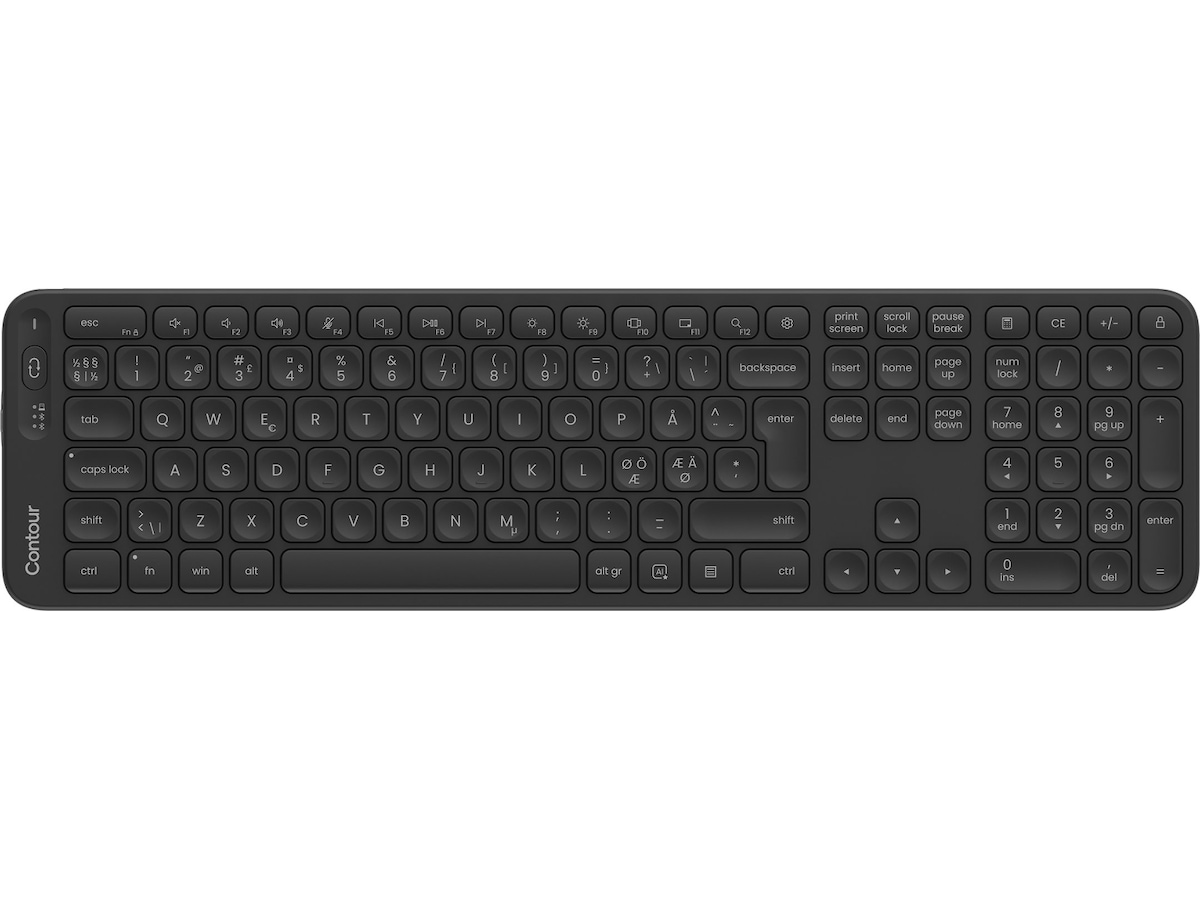 Contour Balance Full-Size Trådløst Tastatur Ergonomiske