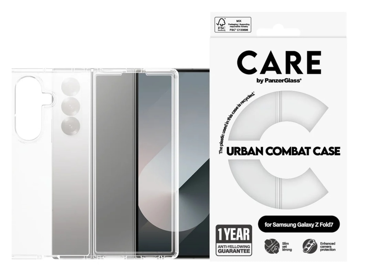 PanzerGlass CARE Galaxy Z Fold7 Urban Combat cover (gennemsigtigt) Mobilcover