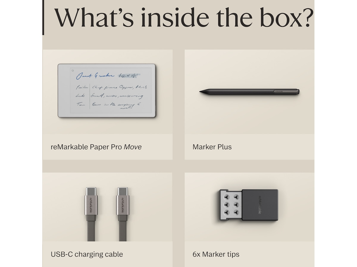 reMarkable Paper Pro Move 7.3" inkl. Marker Plus Digitale paper
