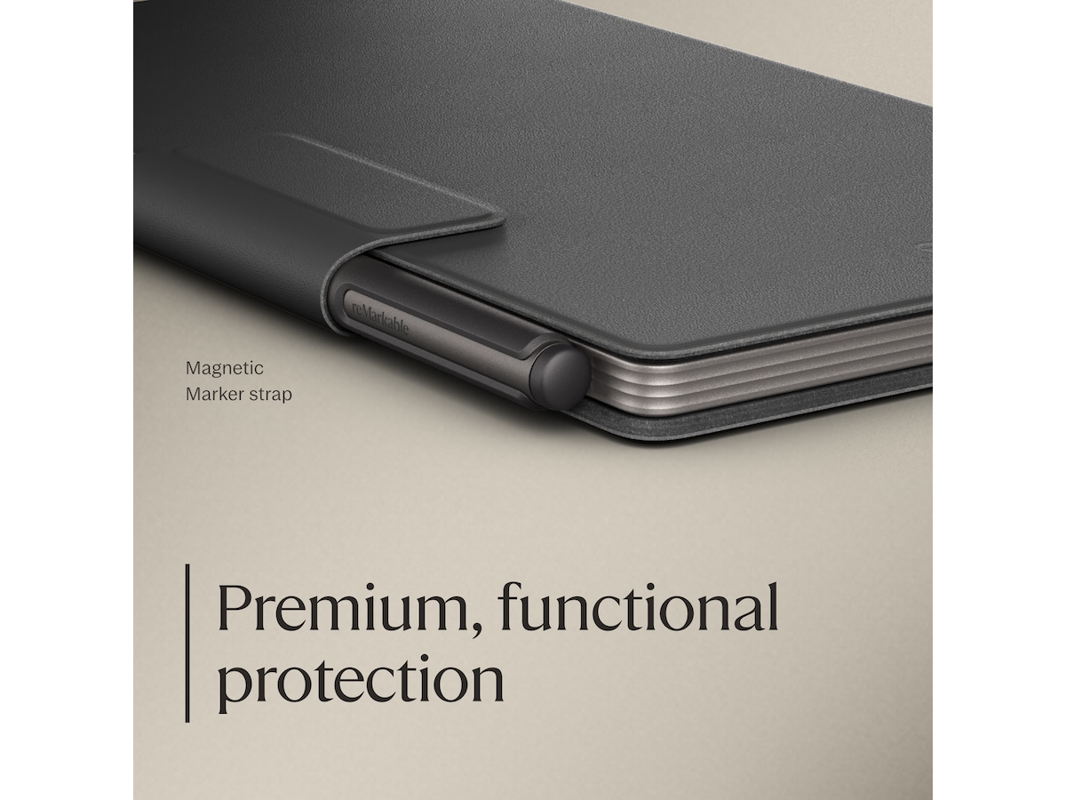 reMarkable Paper Pro Move Book Folio (sort) Tilbehør til digitale paper