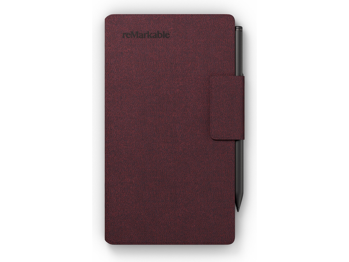 reMarkable Paper Pro Move Book Folio (burgunder) Tilbehør til digitale paper