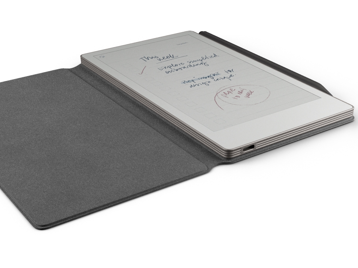 reMarkable Paper Pro 7.3" inkl. Marker Plus & Book Folio (sort skind) Digitale paper