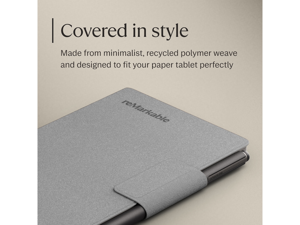 reMarkable Paper Pro Move Book Folio (grå) Tilbehør til digitale paper