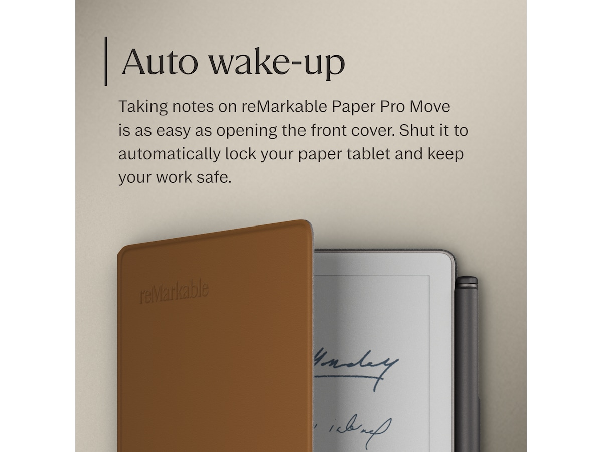 reMarkable Paper Pro Move Book Folio (brun) Tilbehør til digitale paper