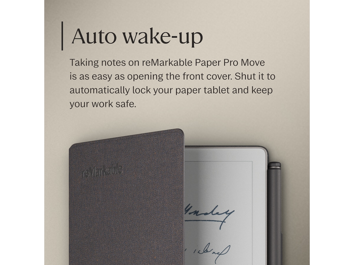 reMarkable Paper Pro Move Book Folio (basalt) Tilbehør til digitale paper
