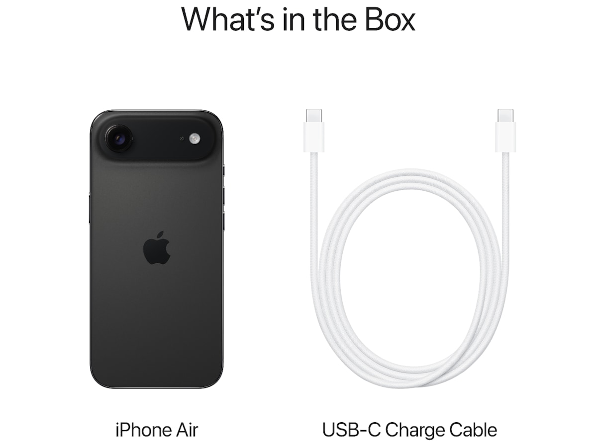 iPhone Air 512GB (space black) Mobiltelefoner