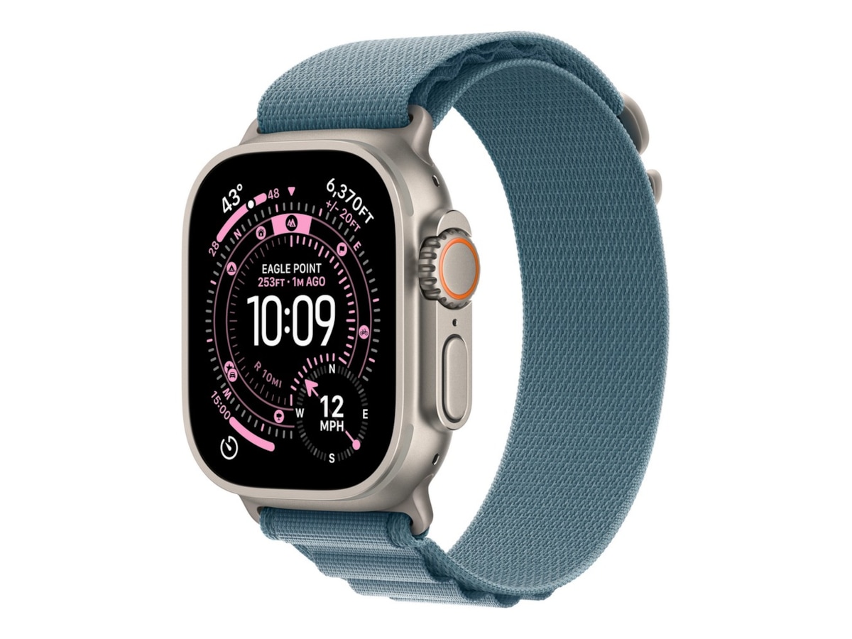Apple Watch Ultra 3 49mm GPS + LTE Titan (naturlig) Smartwatches