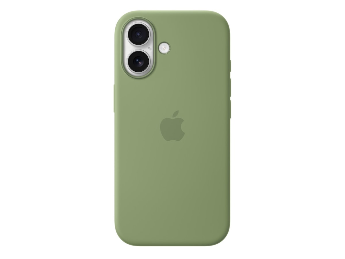 Apple iPhone 17 Silikonecover (lys mosegrøn) Mobilcover