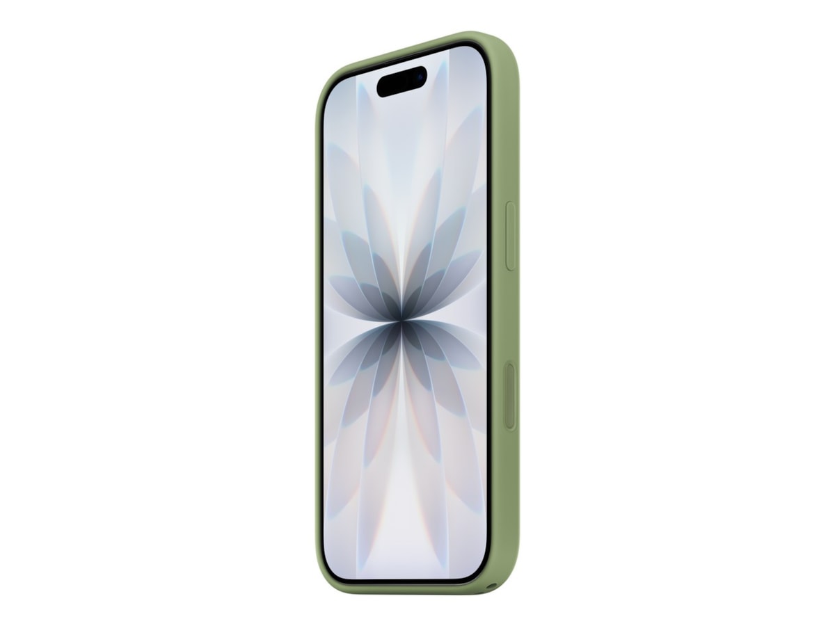 Apple iPhone 17 Silikonecover (lys mosegrøn) Mobilcover