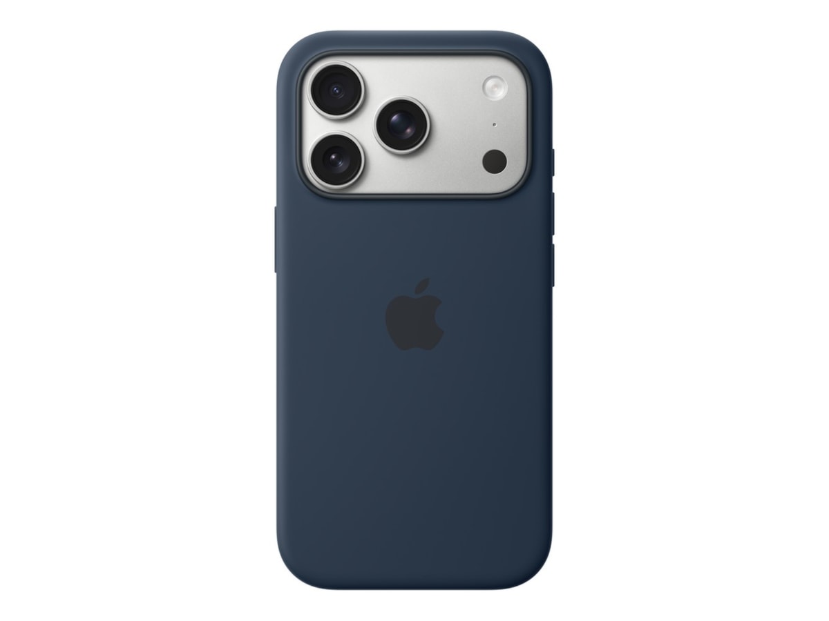 Apple iPhone 17 Pro Silikonecover (midnat) Mobilcover