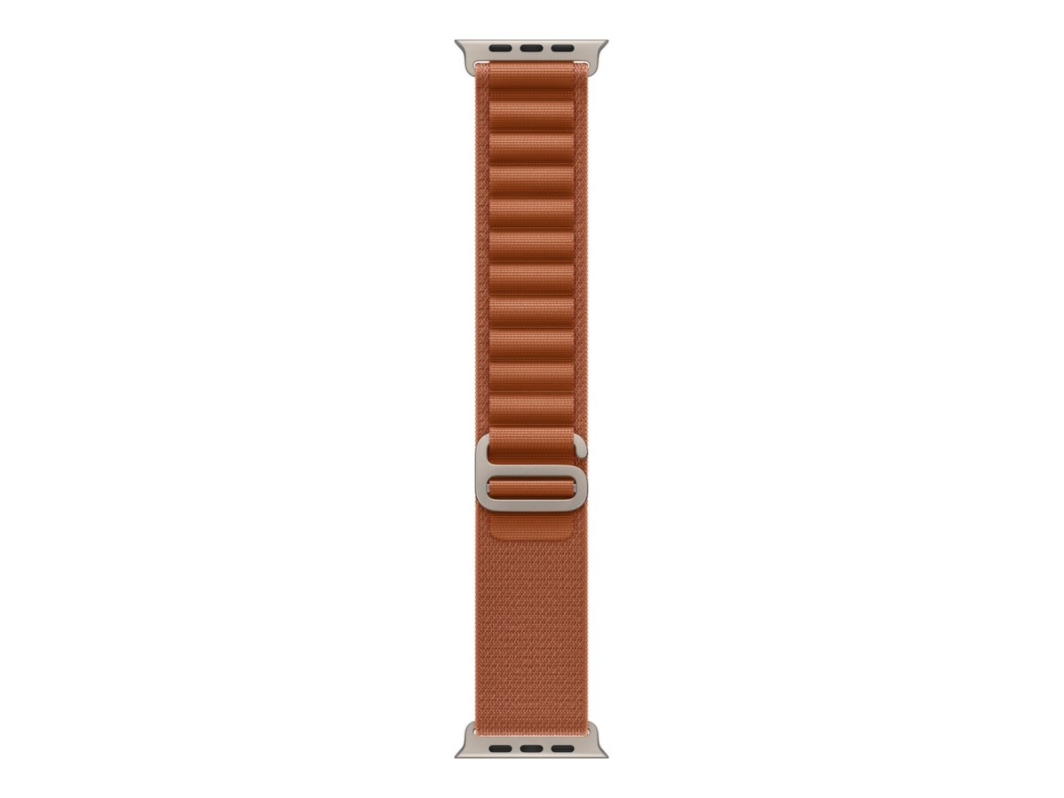 Apple Watch 49mm Natural Titanium Alpine Loop (terra cotta) Rem