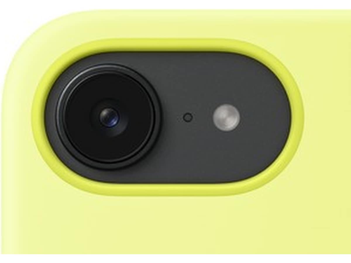 Apple iPhone 16e silikone cover (neongul) Mobilcover