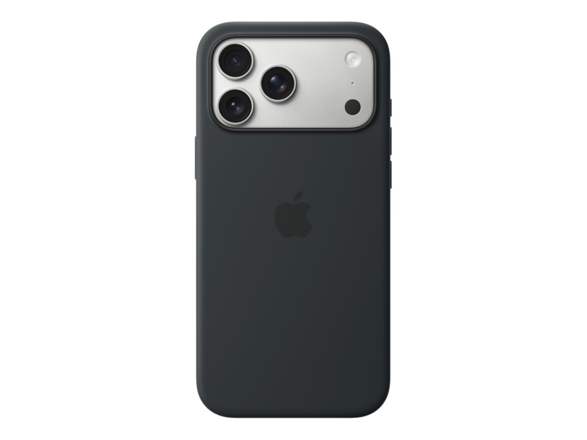 Apple iPhone 17 Pro Max Silikonecover (sort) Mobilcover