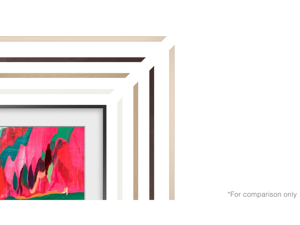 Samsung 85" ramme til The Frame og The Frame Pro (2021-2025, Hvid) TV-rammer & tilbehør