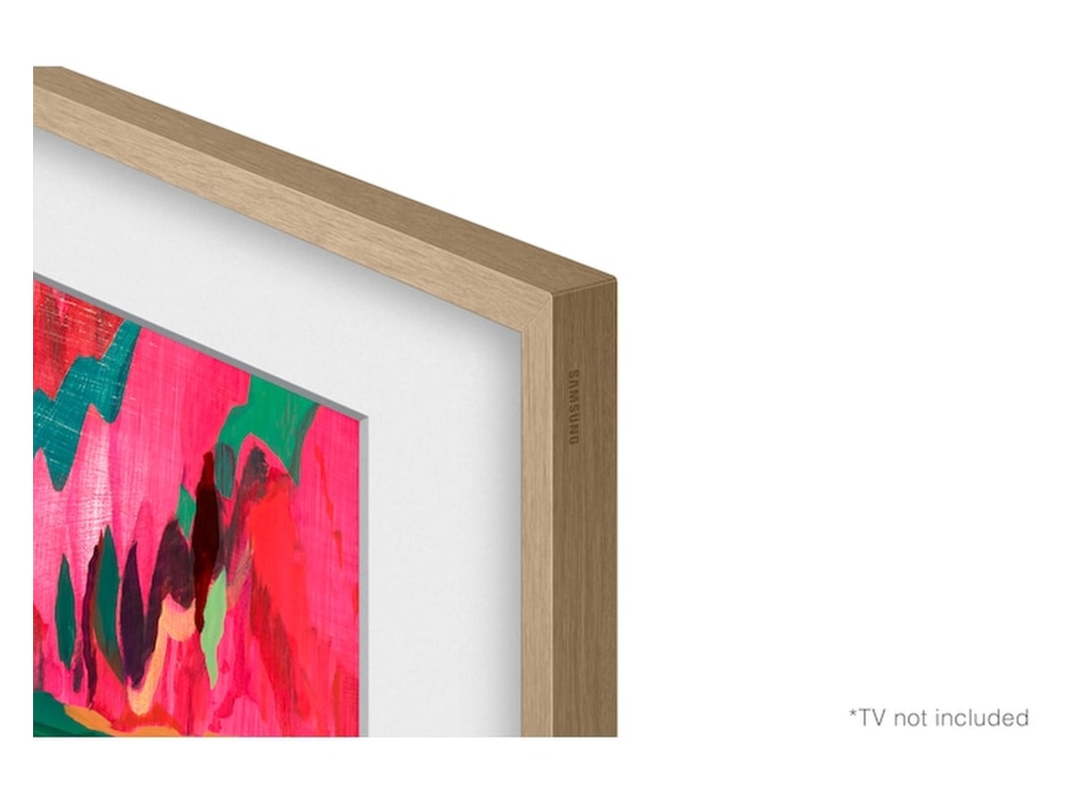 Samsung 75" ramme til The Frame og The Frame Pro (2021-2025, Beige Wood) TV-rammer & tilbehør