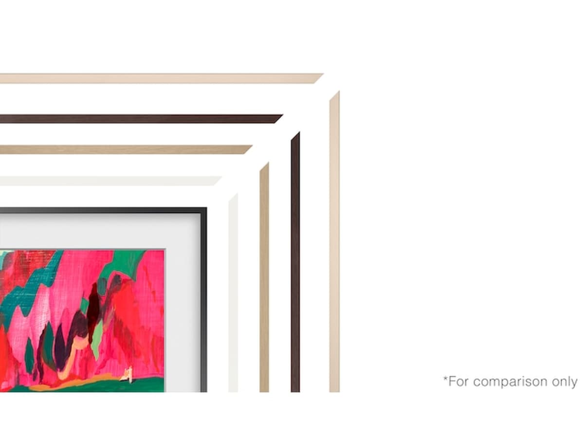 Samsung 75" ramme til The Frame og The Frame Pro (2021-2025, Beige Wood) TV-rammer & tilbehør