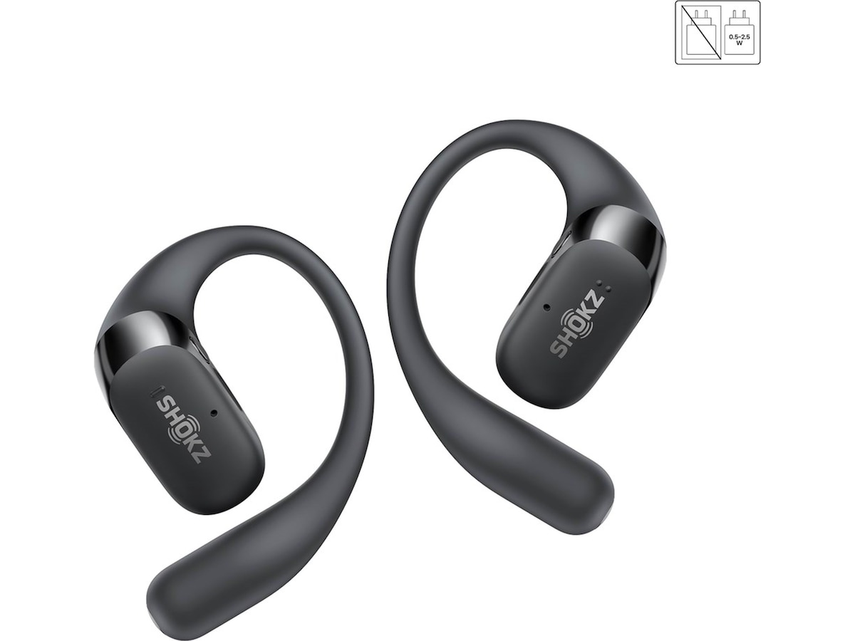 SHOKZ OpenFit 2 åbne Høretelefoner (sort) In-ear høretelefoner