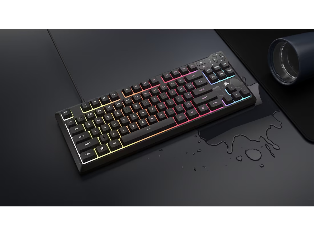 Corsair K55 CORE TKL RGB Gamingtastatur (sort) Gamingkeyboard