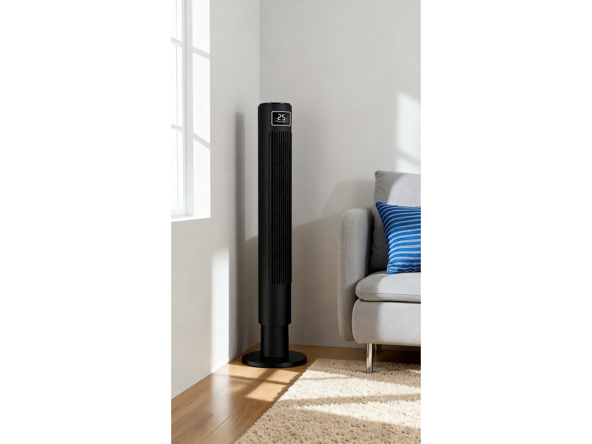 Andersson TRF-F3000 Tårnventilator med LED-display (sort) Ventilatorer og varmluftovne