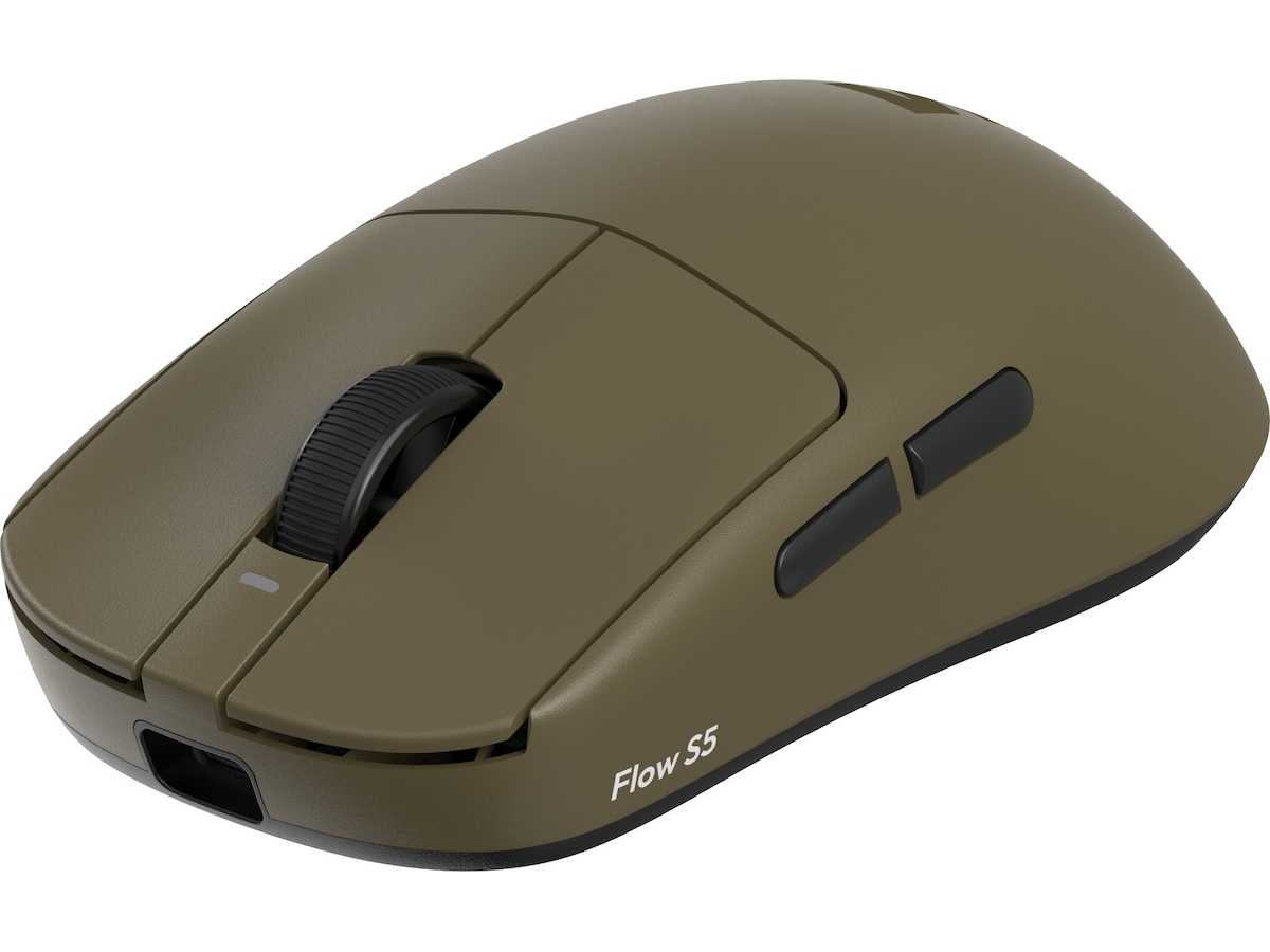 Svive Flow S5 Trådløs Gamingmus (statsgrøn) Gamingmus