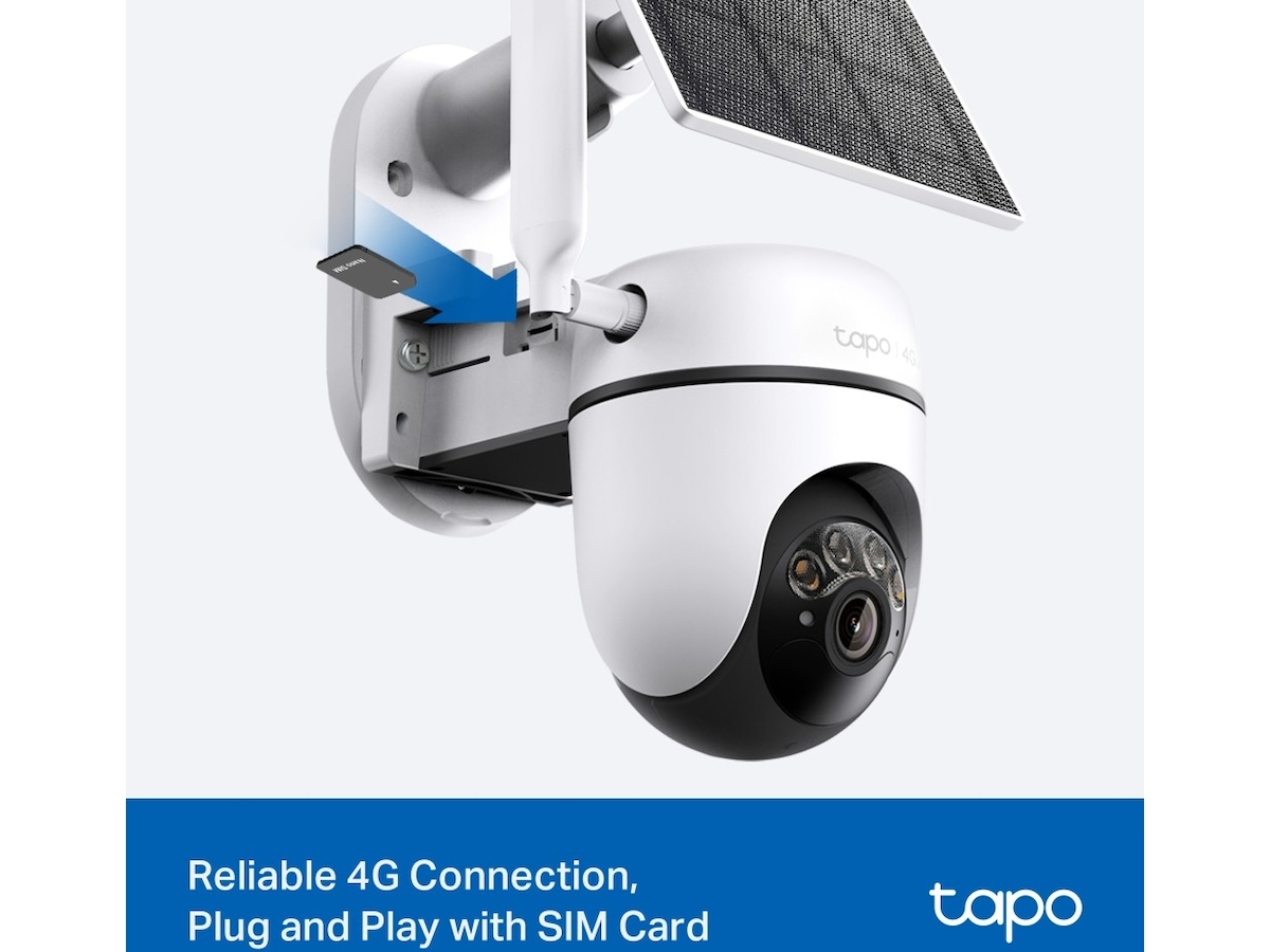 TP-Link Tapo C615G KIT Solcelledrevet Sikkerhedskamera Overvågningskameraer