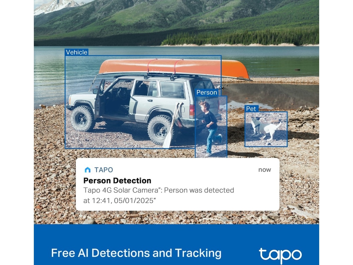 TP-Link Tapo C615G KIT Solcelledrevet Sikkerhedskamera Overvågningskameraer
