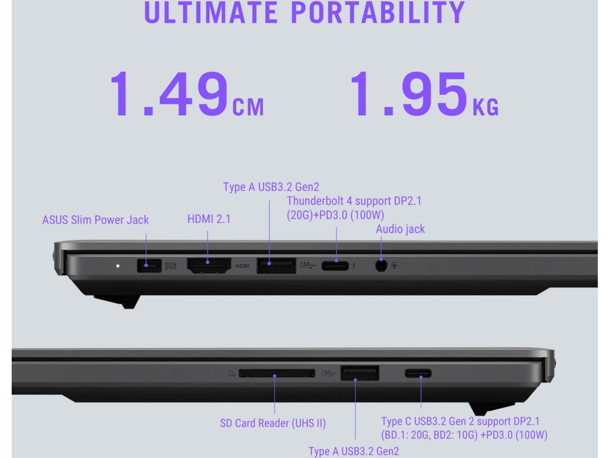 ASUS ROG Zephyrus G16 GU606AX 16" 2.5K OLED 240 Hz Gaming laptop