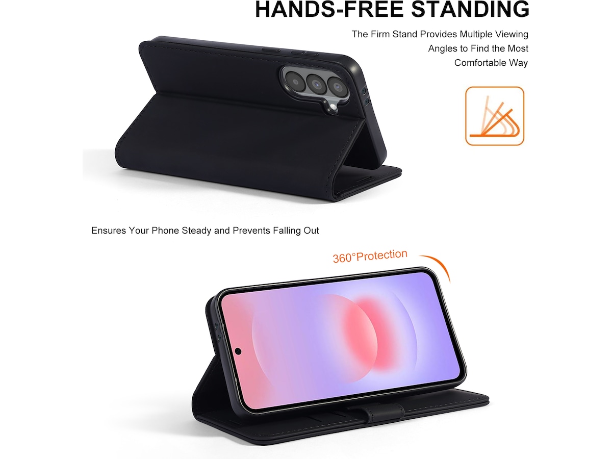 iiglo Galaxy A37 Wallet cover (sort) Mobilcover