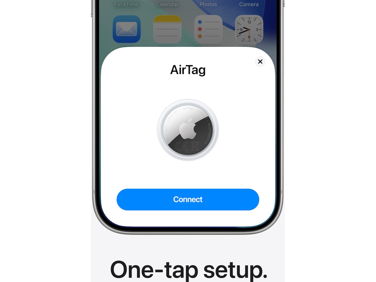 Apple AirTag (2. gen.) sporingsbrik - 1 Pack Bluetooth tracker & GPS