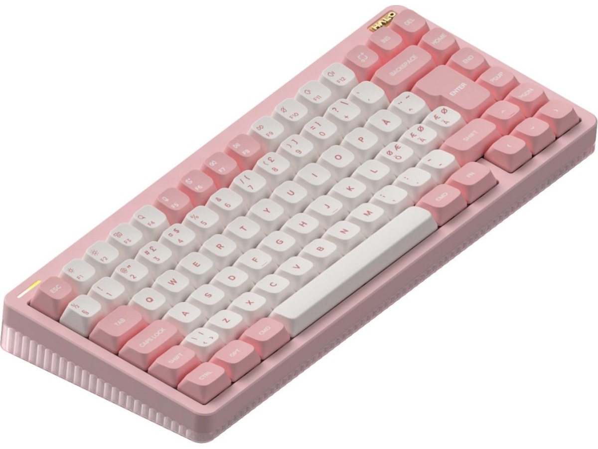 NuPhy Halo75 V2 trådløst gaming tastatur (Sakura Fizz/lemon switches) Gamingkeyboard