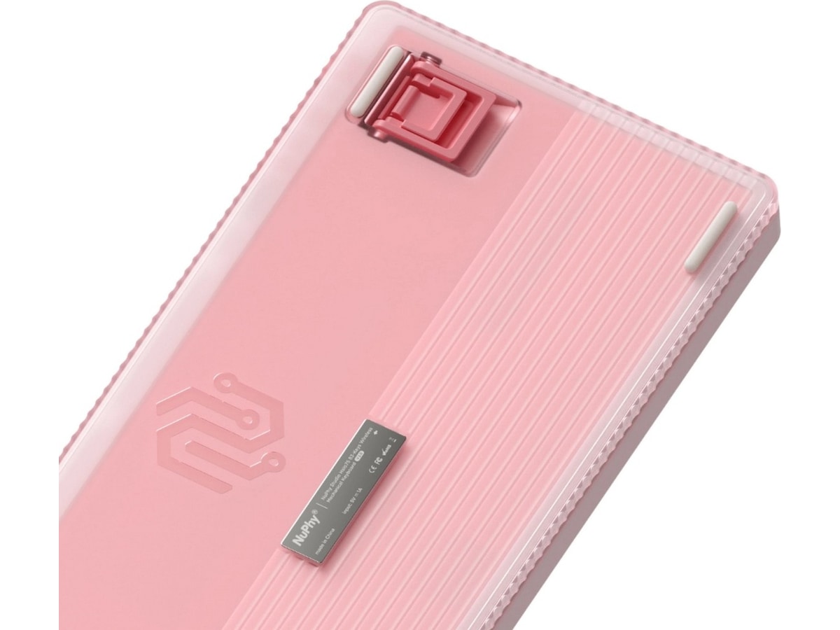 NuPhy Halo75 V2 trådløst gaming tastatur (Sakura fizz/raspberry) Gamingkeyboard