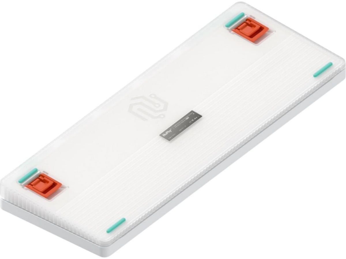 NuPhy Halo96 V2 trådløst gaming tastatur (Ionic white/Raspberry) Gamingkeyboard
