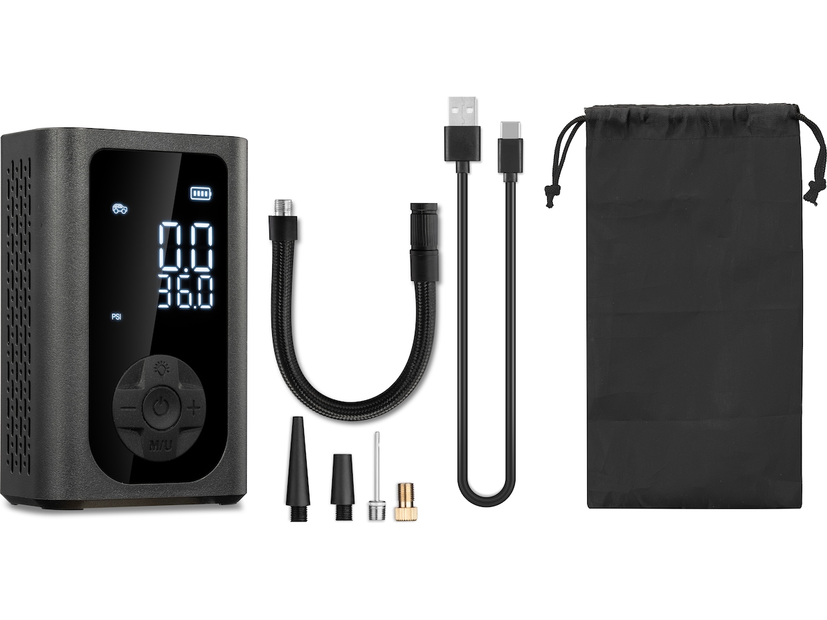 Bærbar Luftkompressor 10 Bar 2000mAh Batteri Generelle batterier