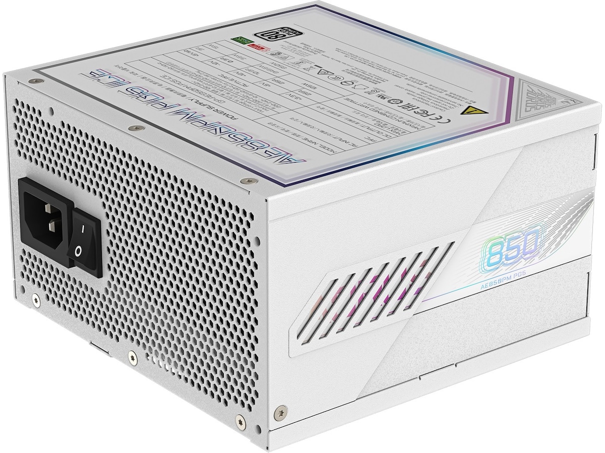 Gigabyte AORUS ELITE P850W ICE PSU (hvid) Strømforsyninger