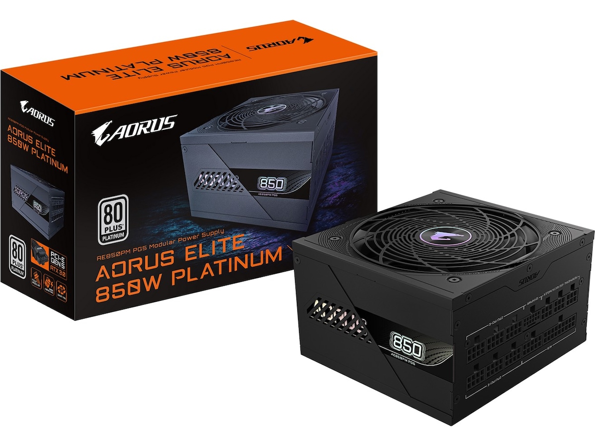 Gigabyte AORUS ELITE P850W PSU (sort) Strømforsyninger
