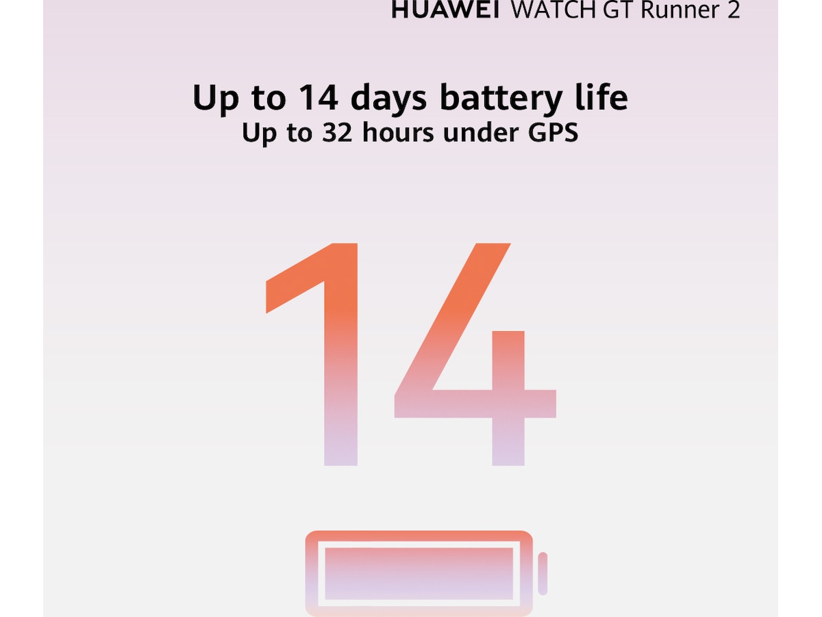Huawei Watch GT Runner 2 43mm (sort) Smartwatches
