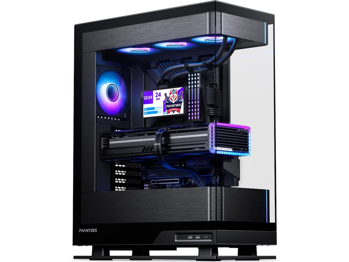 Phanteks Glacier One 36025 LCD Køler (sort) CPU - Vandkøling