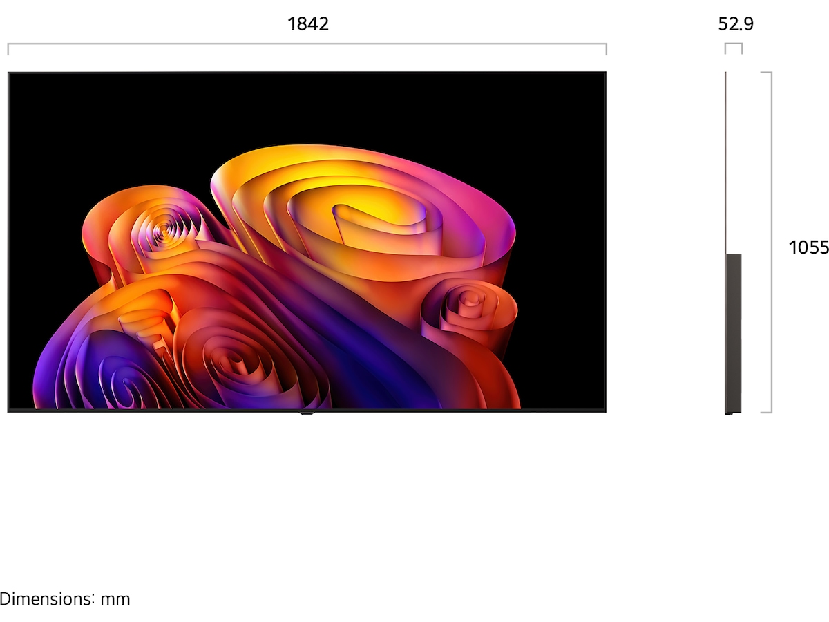 LG 83'' B6E 4K OLED smart TV (2026) Over 80 tommer TV