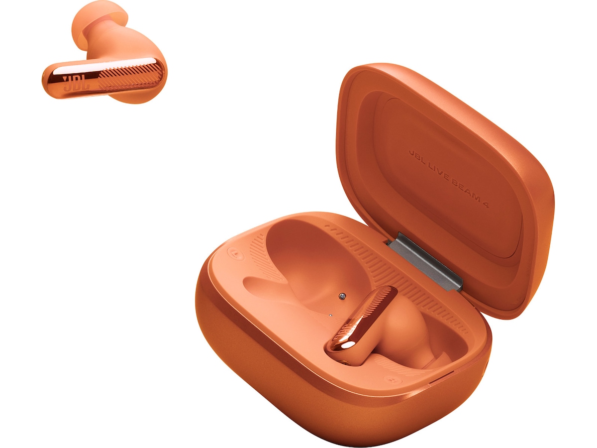 JBL Live Beam 4 trådløse ørepropper (orange) In-ear høretelefoner