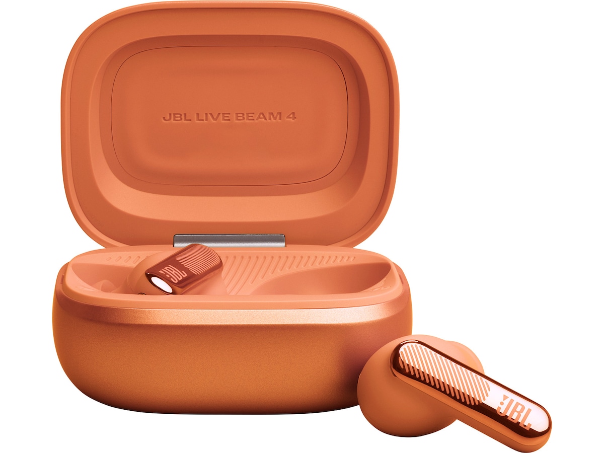 JBL Live Beam 4 trådløse ørepropper (orange) In-ear høretelefoner